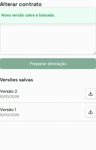 Etapa 6: Altere sem perder o histórico. Captura real com dados fictícios.